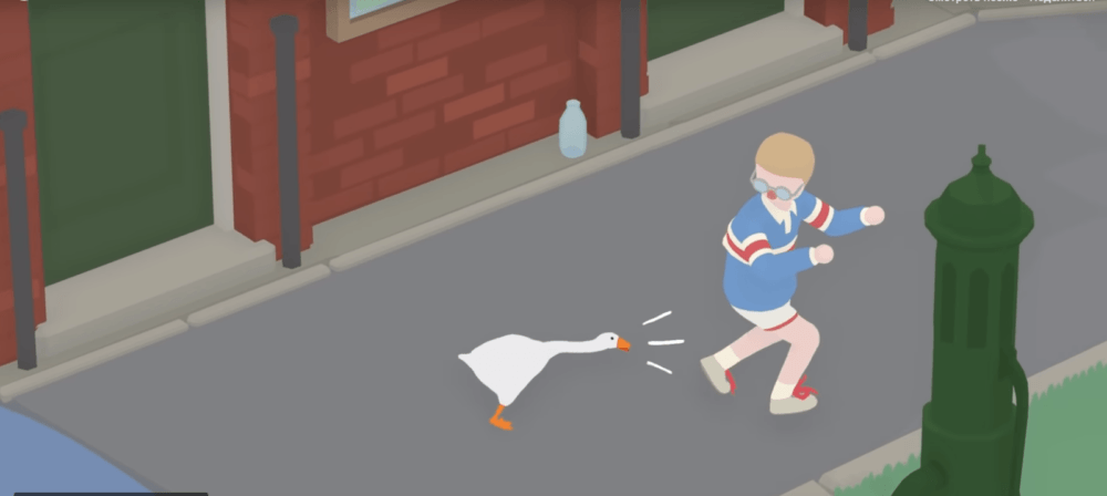 Ну очень надоедливый гусь - релизный трейлер Untitled Goose Game