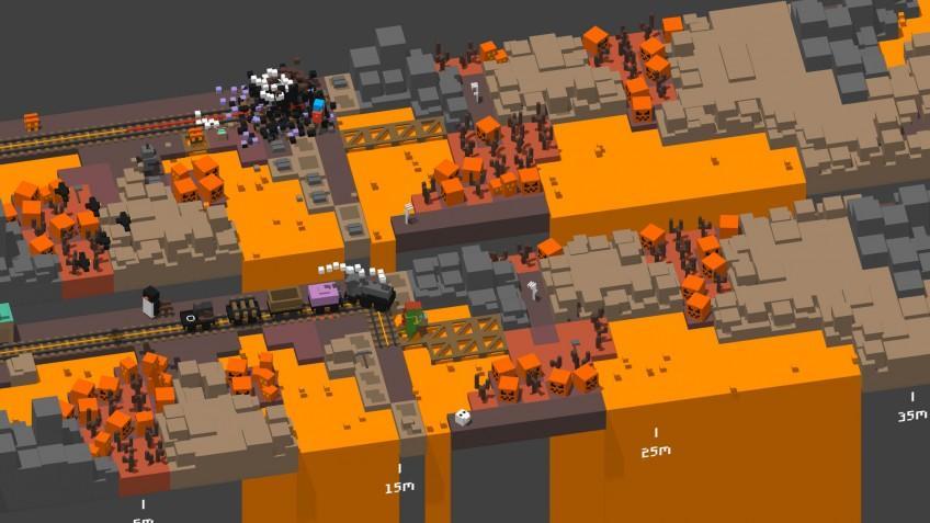 Симулятор Unrailed! можно попробовать в Steam Симулятор Unrailed! можно попробовать в Steam