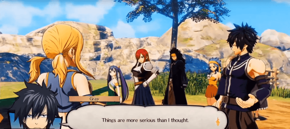 Геймплей RPG Fairy Tail