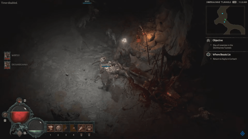 Геймплей Diablo 4 за друида