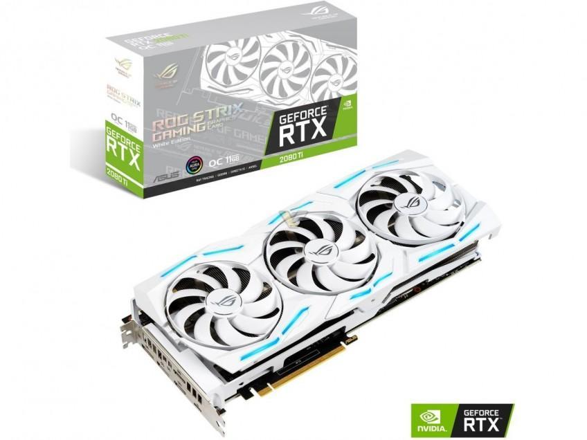 Компания ASUS презентовала новую видеокарту ROG Strix RTX 2080 Ti White Edition