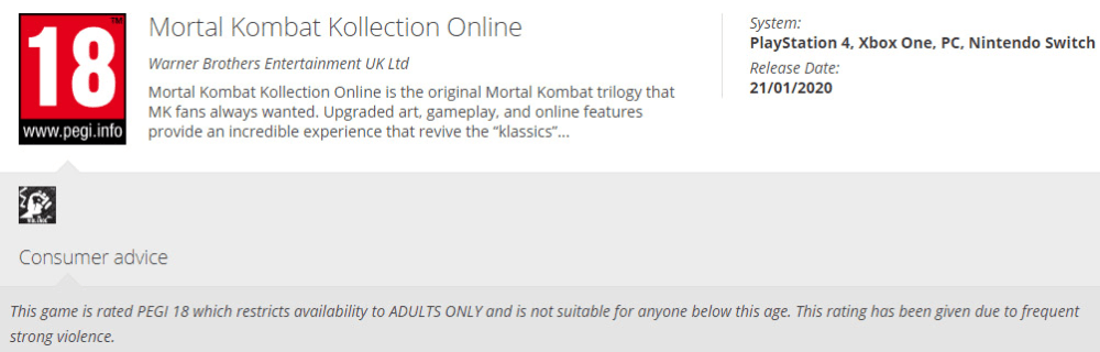 Отмененная Mortal Kombat Kollection Online может выйти на PC и консоли