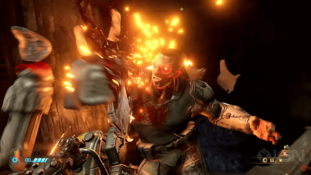Стартовые минуты Doom Eternal в 4K при 60 fps