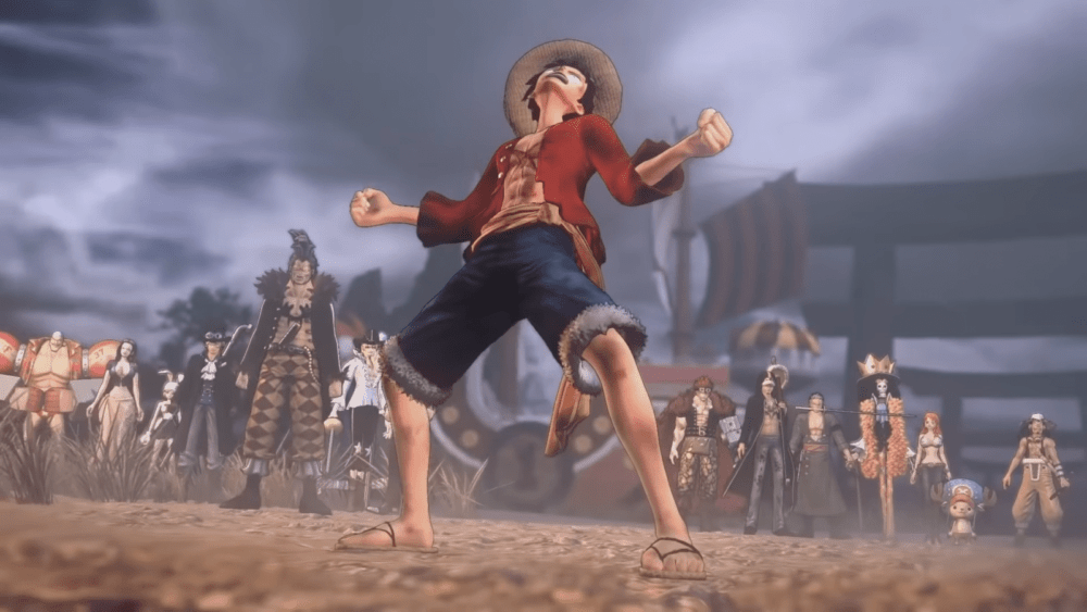 Несколько героев One Piece: Pirate Warriors 4 в рекламном ролике