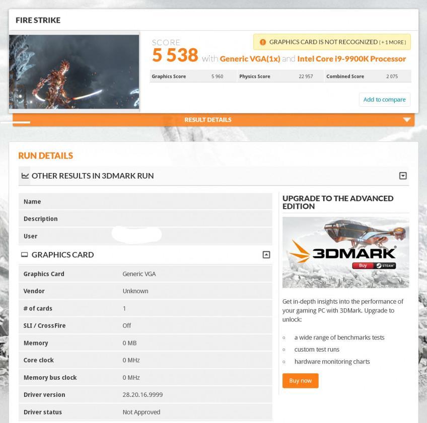 Новая видеокарта Intel DG1 уступает Radeon RX 560