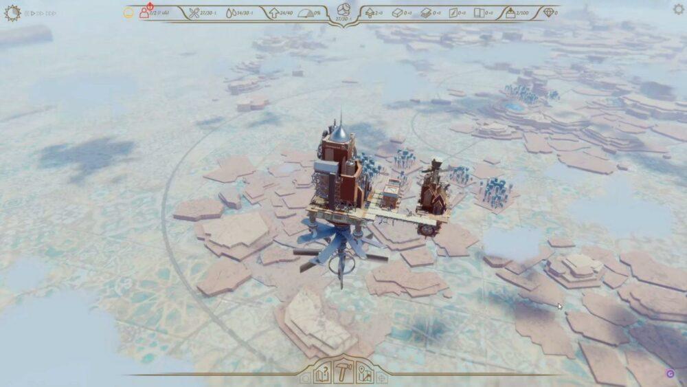 Летающие города в геймплее Airborne Kingdom