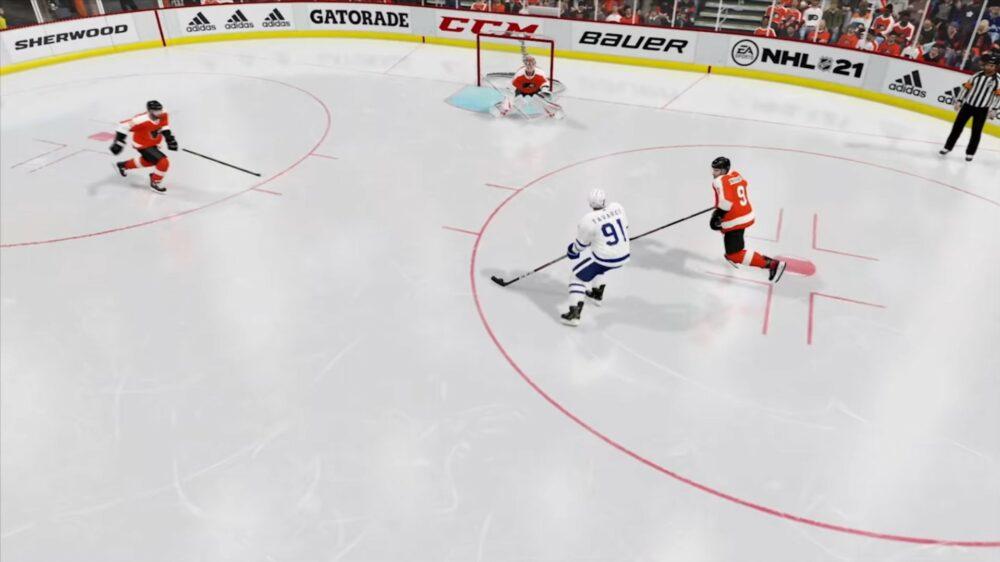 Свежий геймплей NHL 21