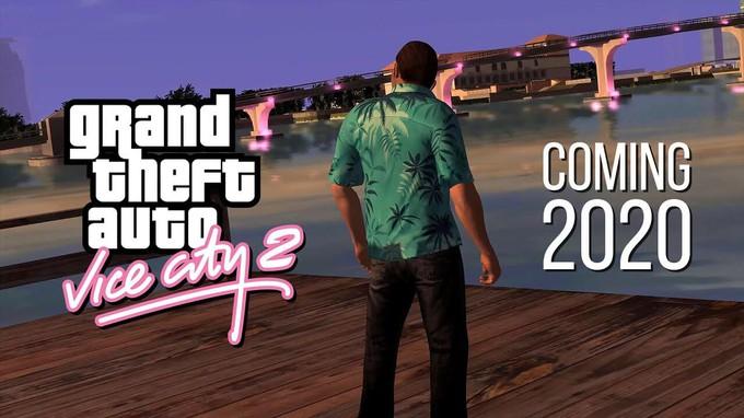 Геймплей ремейка GTA: Vice City от фанатов